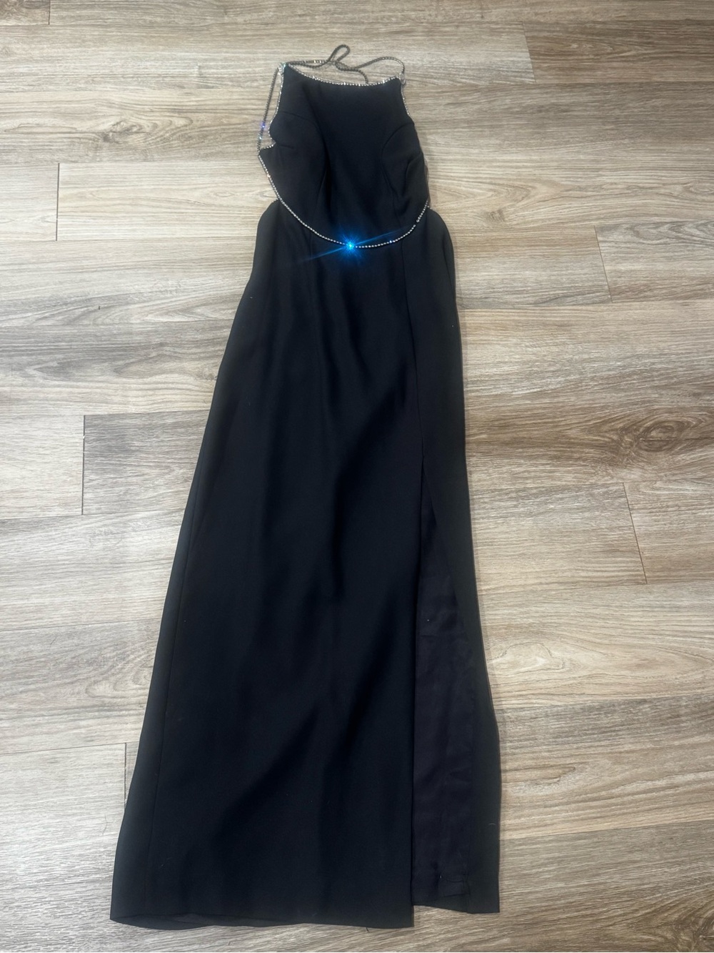 Dave & Johnny Black Jewel Gown 6